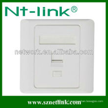 1 Port 2-Gang 86x86mm UK Type Face Plate